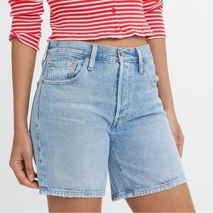 Levi’s High Waisted Denim Shorts 550 Student Relaxed Fit Size 27
